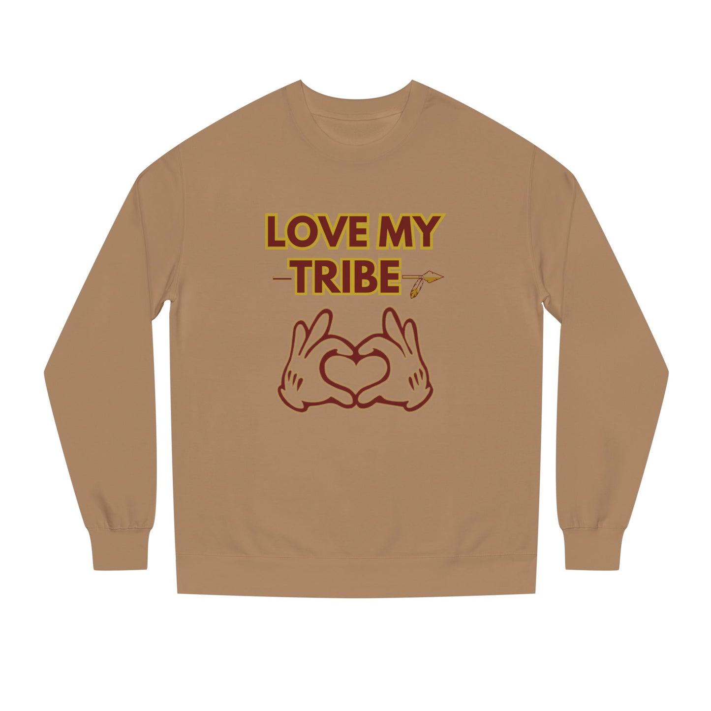 Roll Tribe "Love My Tribe" Unisex Crew Neck Sweatshirt