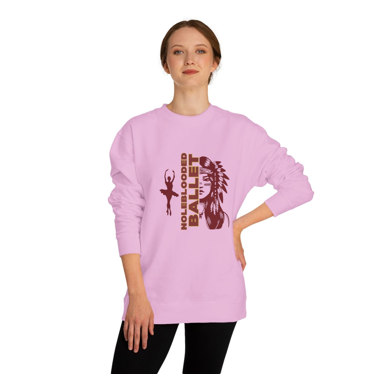 Noleblooded Athletics - Ballet Unisex Crew Neck Sweatshirt