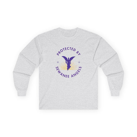 "Protected by Sewanee Angels"  Long Sleeve Tee