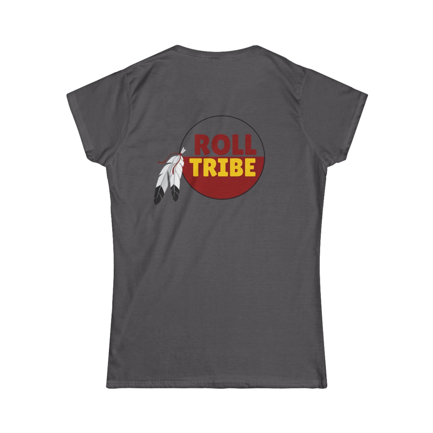 Roll Tribe Sports - "Football" Women's Soft T-Shirt