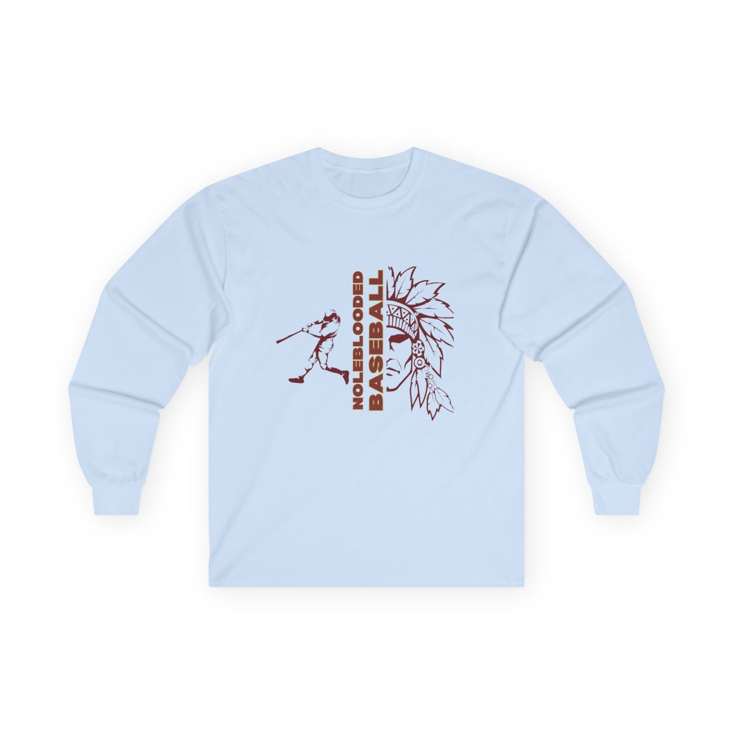 Noleblooded Athletics - Baseball Unisex Ultra Cotton Double-Sided, Long Sleeve Tee