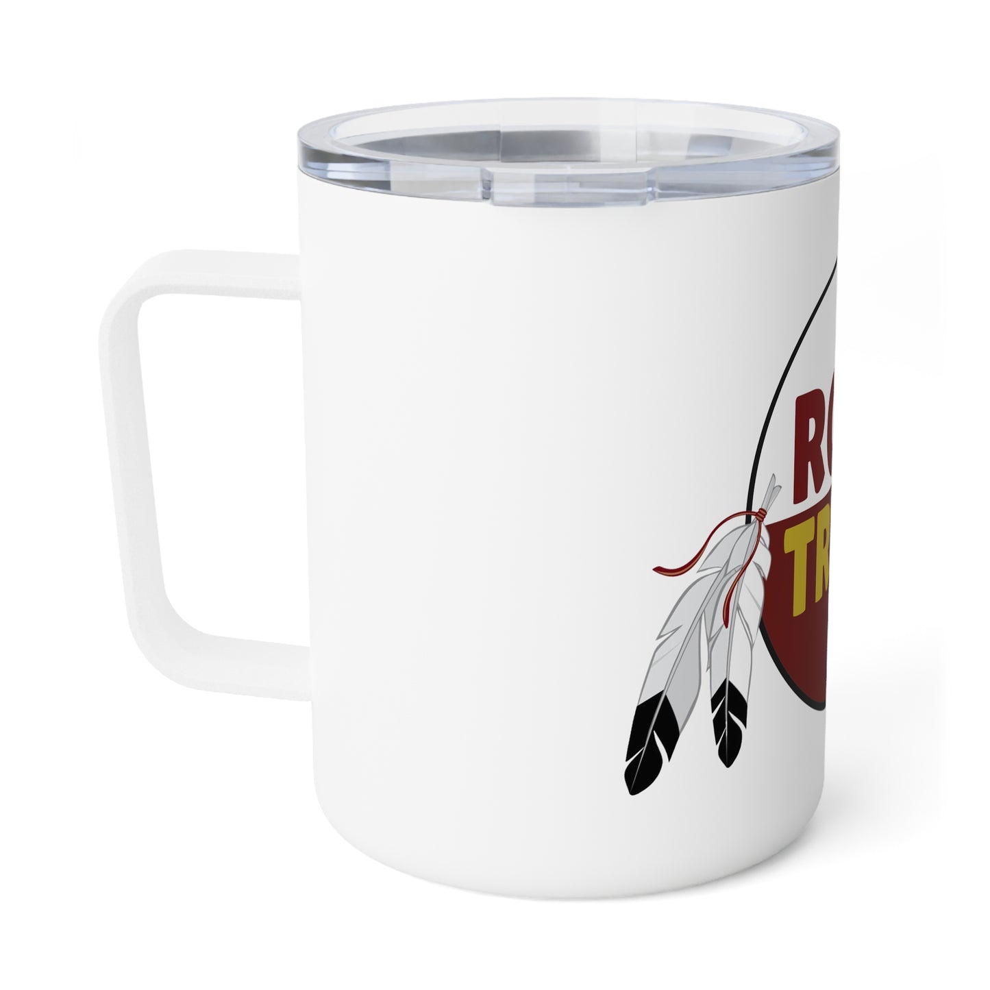 Roll Tribe Insulated Coffee Mug - 10oz Travel Cup for Coffee Lovers