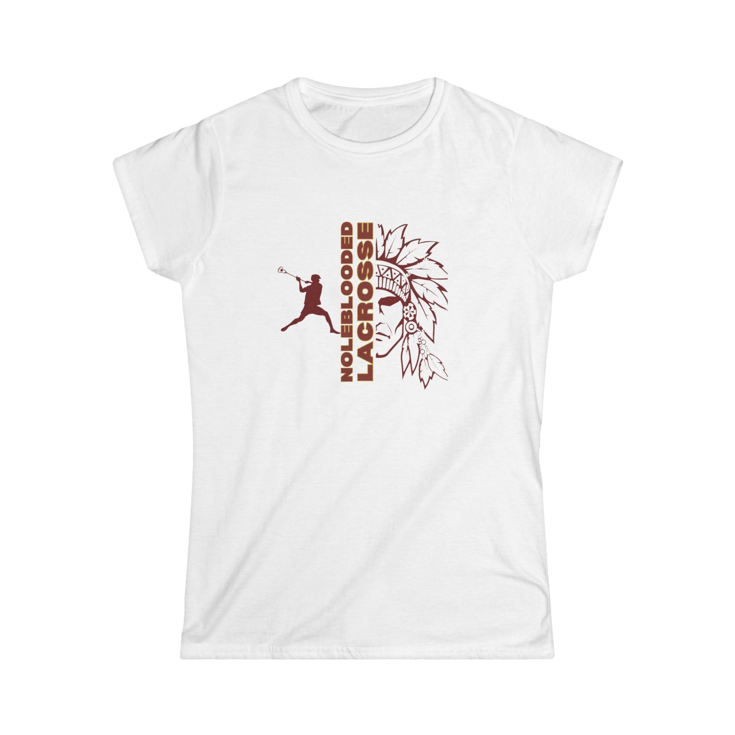 Noleblooded Athletics - Lacrosse Women's Double-Sided, Tee
