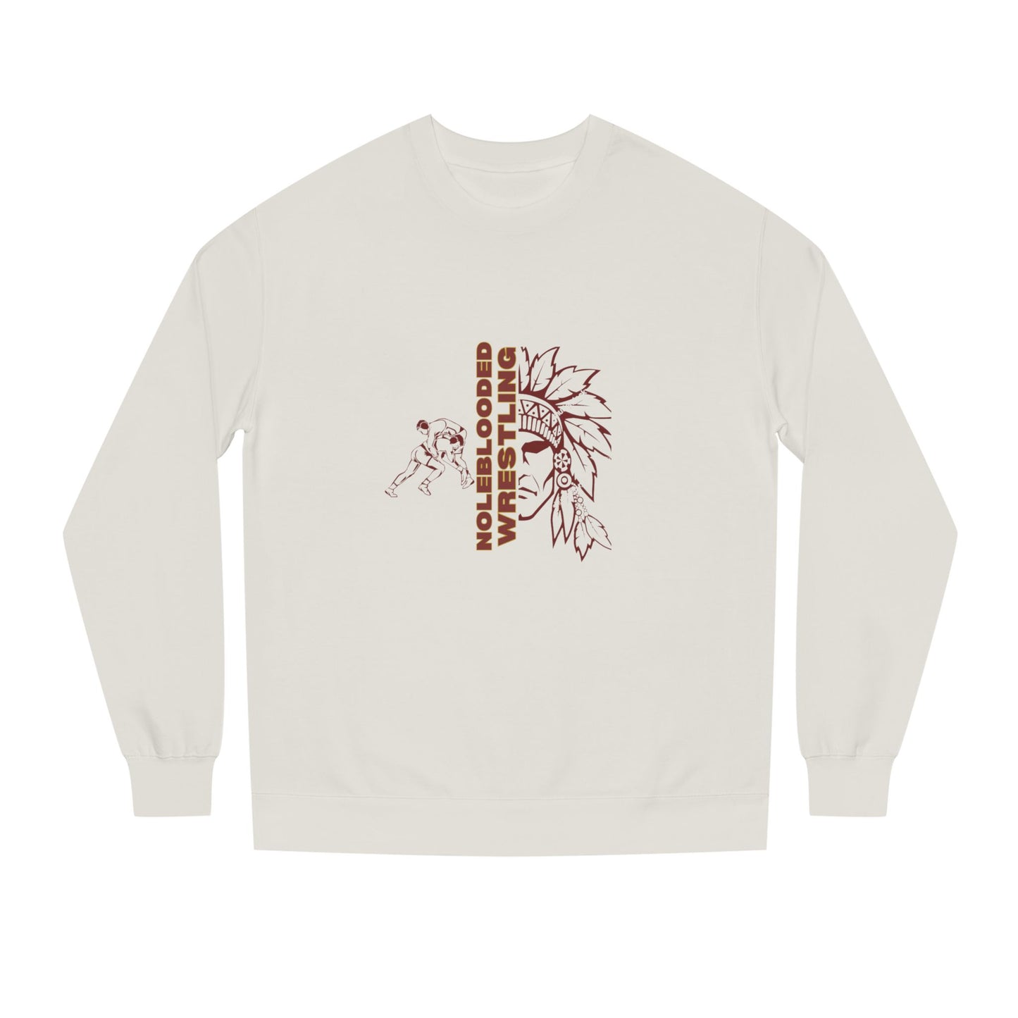Noleblooded Athletics - Wrestling Unisex Double-Sided, Graphic Sweatshirt