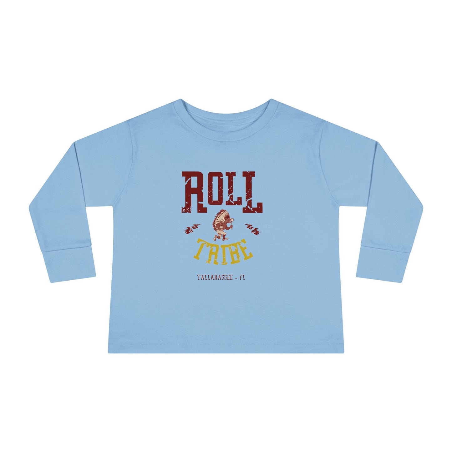 Roll Tribe - "Cartoon Indian" -Toddler Long Sleeve Tee