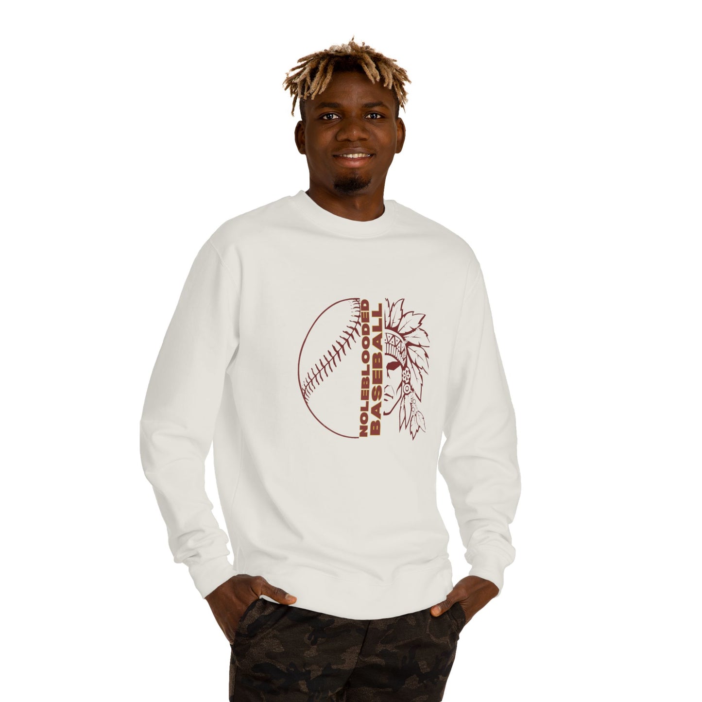 Noleblooded Athletics - Baseball Unisex Double-Sided, Sweatshirt