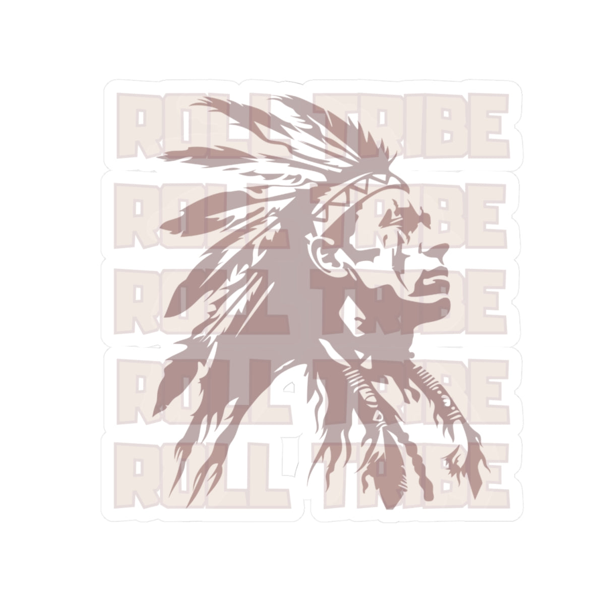"Roll Tribe Osceola" Kiss-Cut Stickers