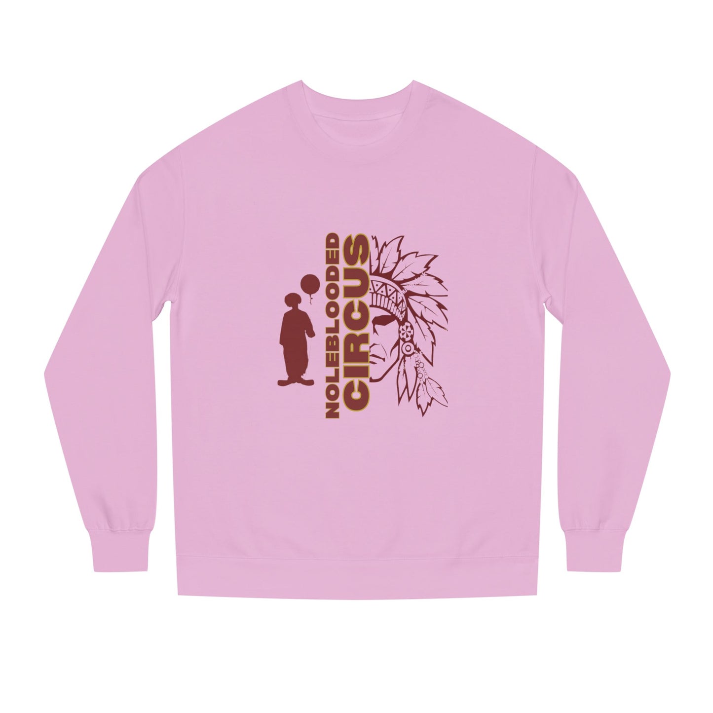 Noleblooded Athletics - Circus Unisex Double-Sided, Crew Neck Sweatshirt