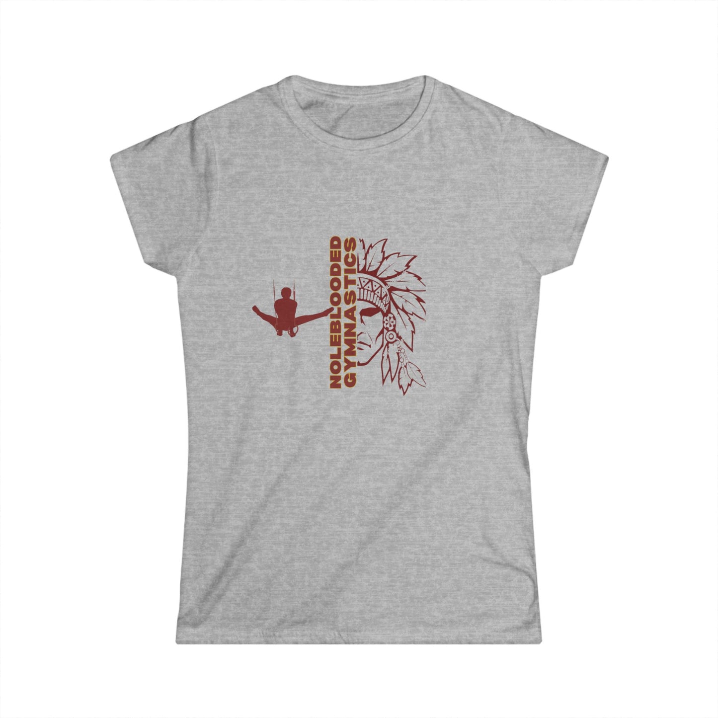 Noleblooded Athletics - Gymnastics Unisex , Double-Sided, Graphic T-Shirt