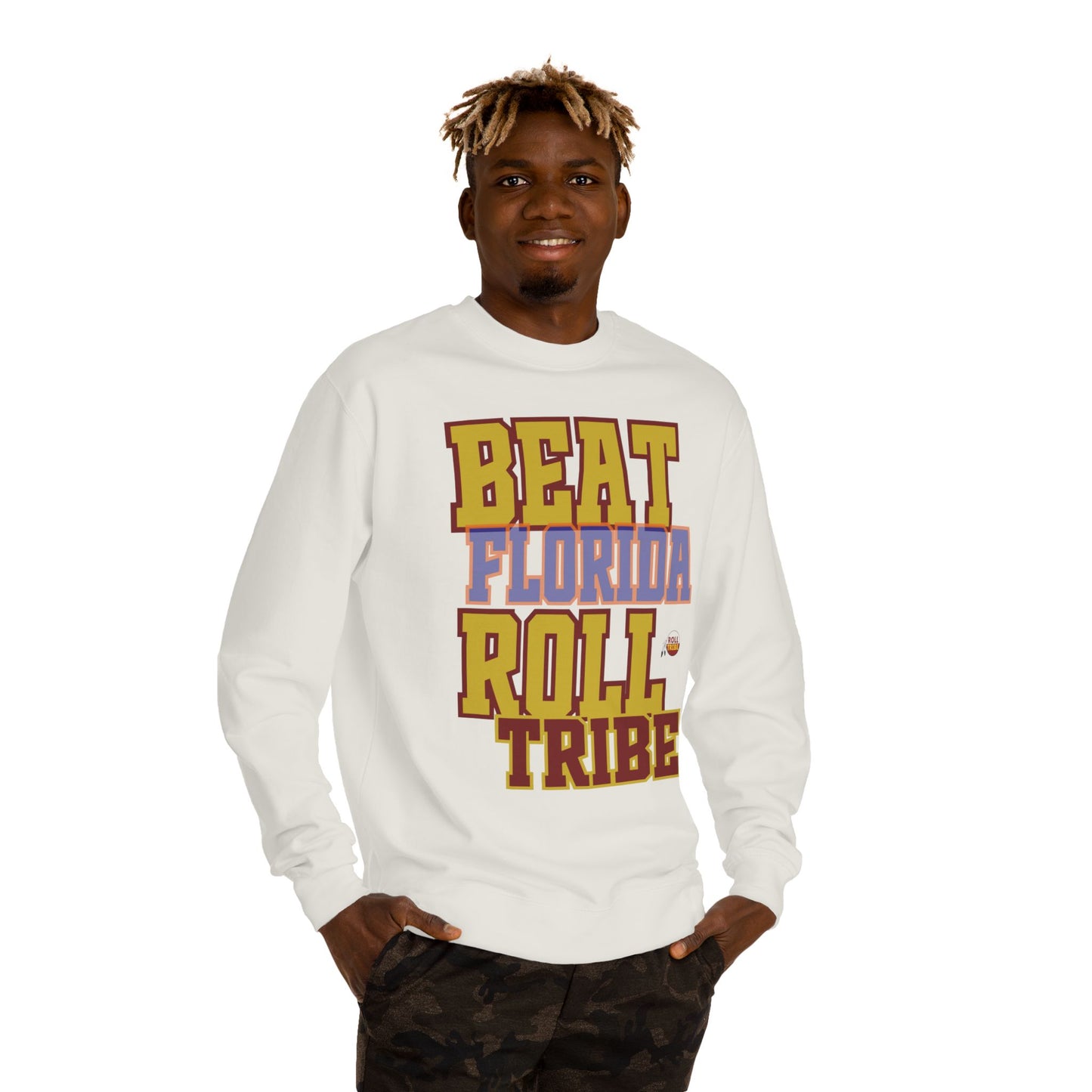 Roll Tribe "Beat Florida" Unisex Crew Neck Sweatshirt