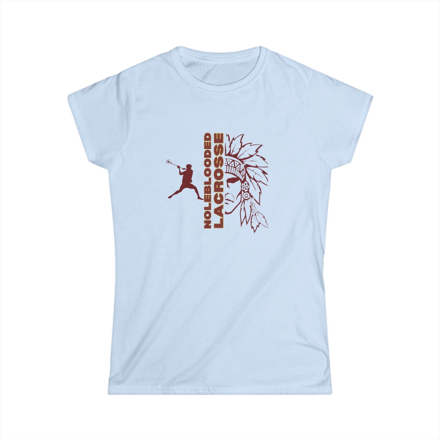 Noleblooded Athletics - Lacrosse Women's Double-Sided, Tee