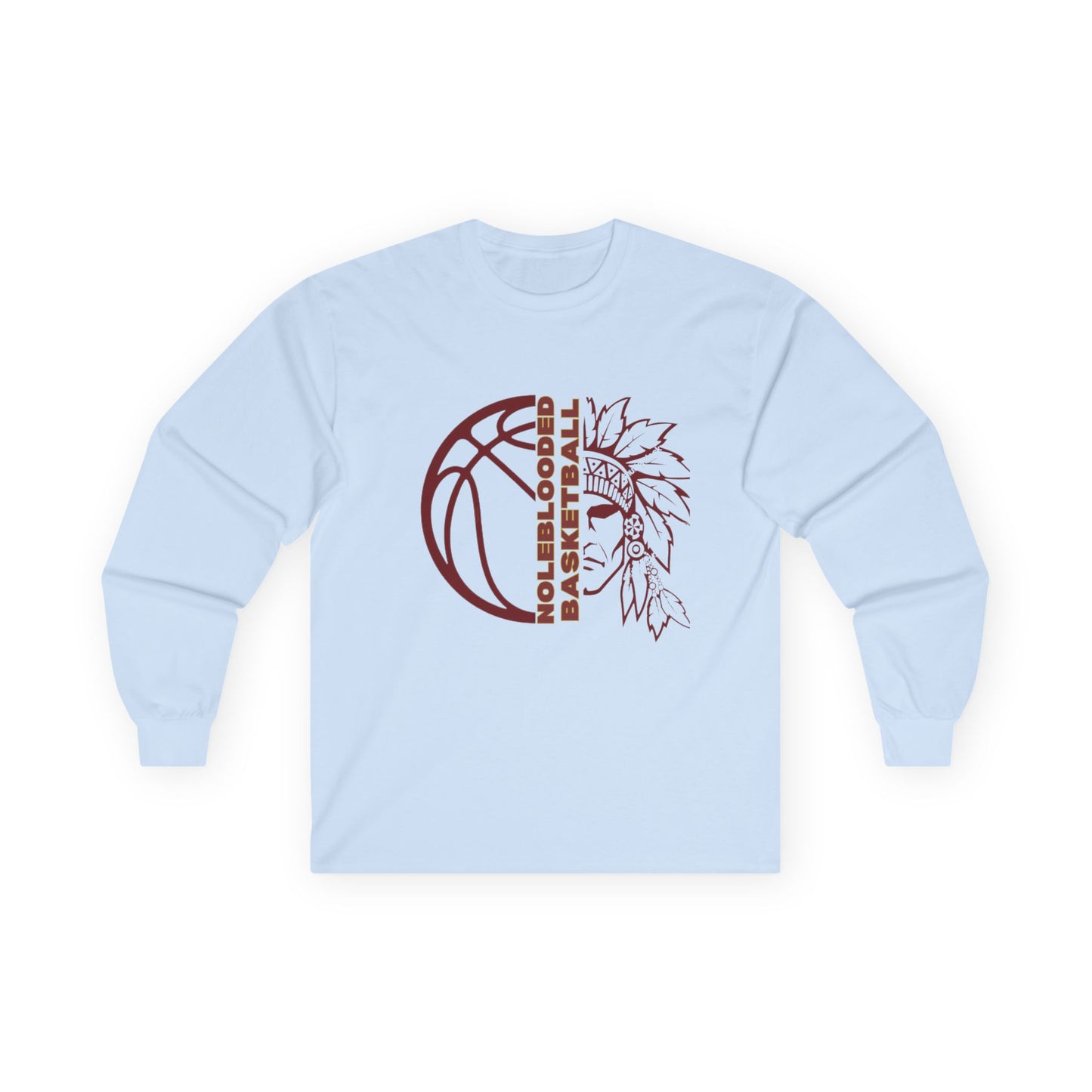 Noleblooded Athletics - Basketball Unisex Double-Sided, Long Sleeve Tee