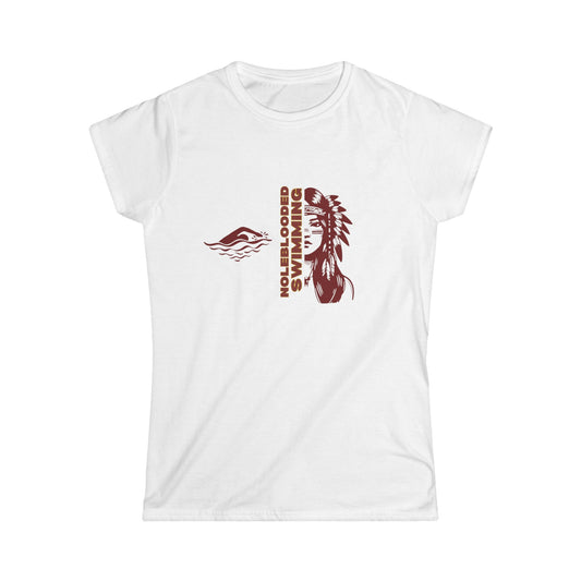 Noleblooded Athletics - Ladies Swimming Women's Softstyle Tee