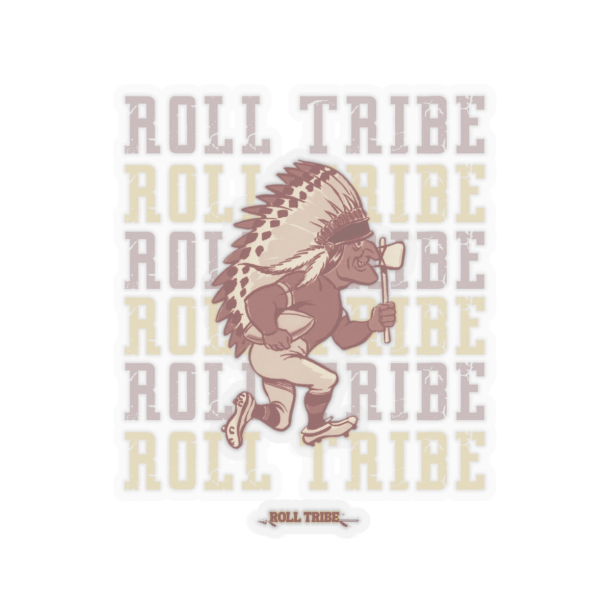 CARTOON INDIAN Kiss-Cut Stickers