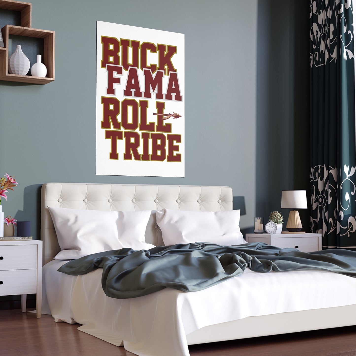 Roll Tribe -  "Buck Fama Roll Tribe" Silk Poster