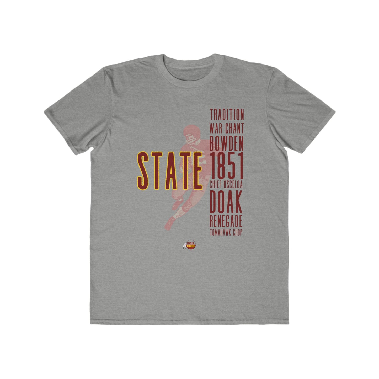 Men's Lightweight Fashion Tee - State Heritage Tee with Tradition and Sports Design