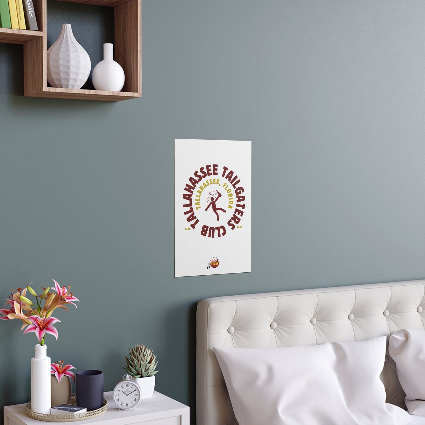 Gameday - "Tallahassee Tailgaters Club" Silk Dorm Room Poster