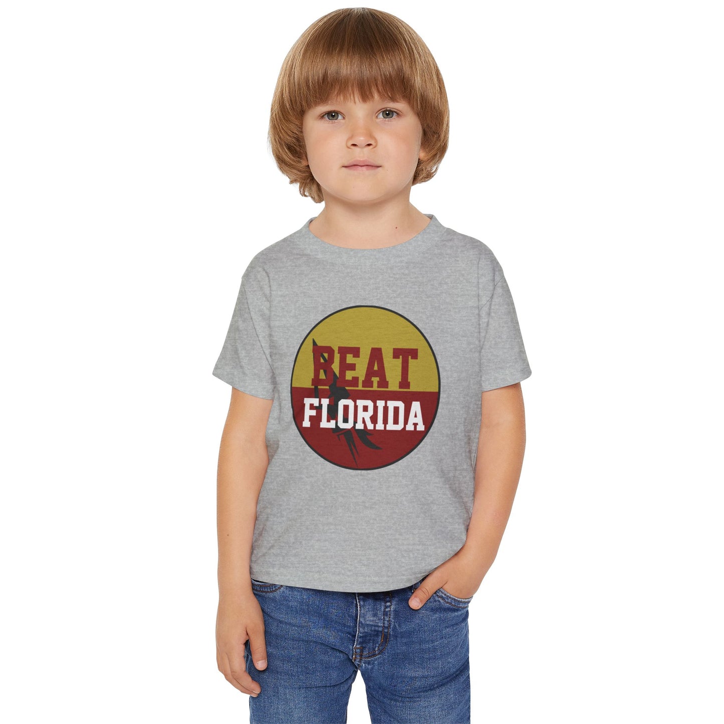 Gameday - "BEAT FLORIDA Button" Toddler T-Shirt