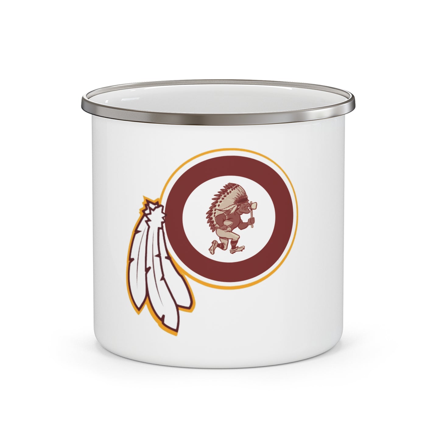 Roll Tribe - Circled Chief Enamel Camping Mug