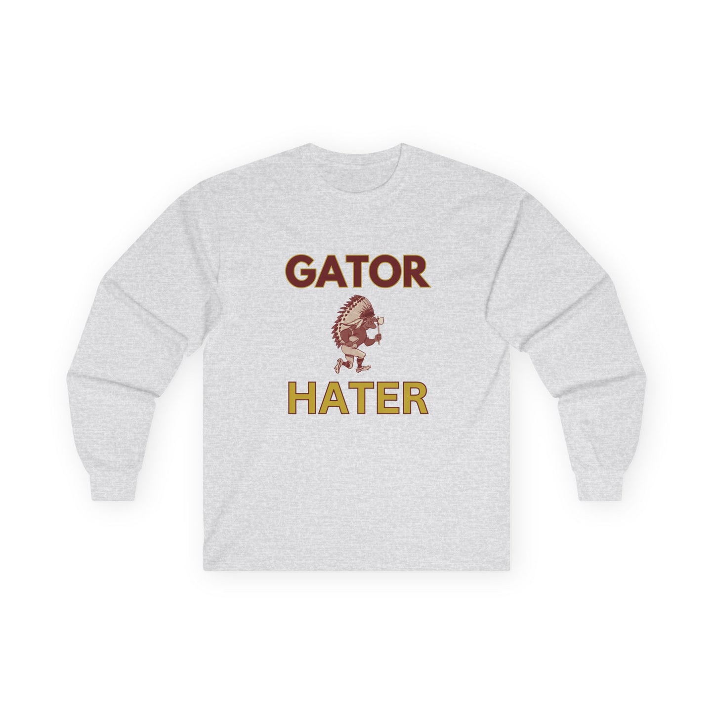 Roll Tribe - "GATOR HATER"  Unisex Long Sleeve Tee