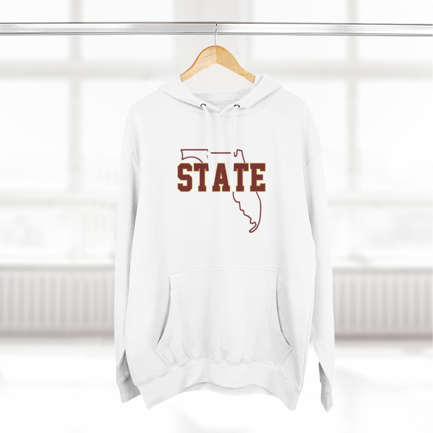 Roll Tribe "STATE X STATE" Three-Panel Fleece Hoodie