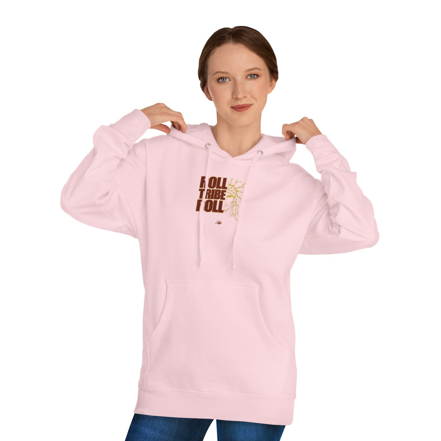 Unisex Hooded Sweatshirt - 'Roll Tribe Roll' Inspirational Design