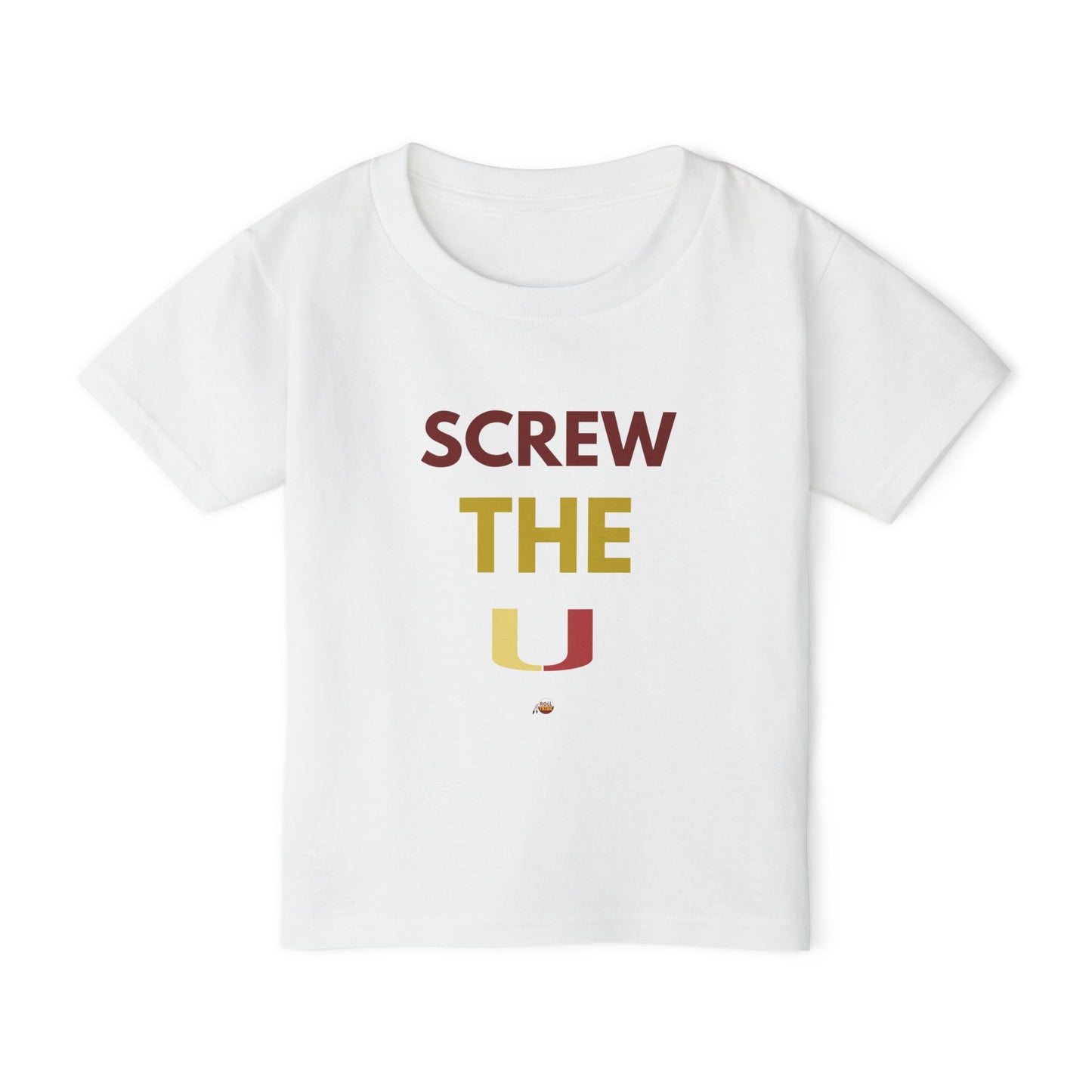 Screw the U Heavy Cotton Toddler Tee - Fun & Playful Shirt for Kids