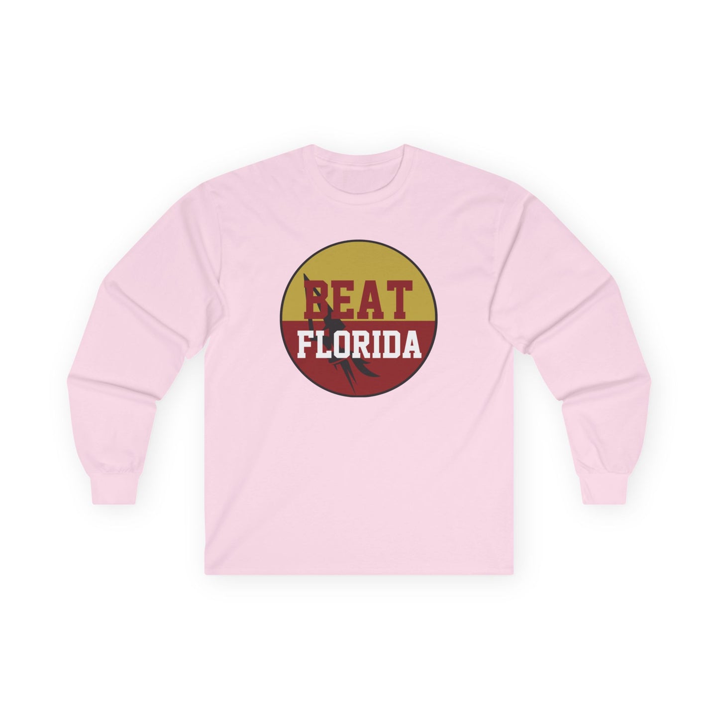 Gameday - "BEAT FLORIDA Button" Long Sleeve Tee