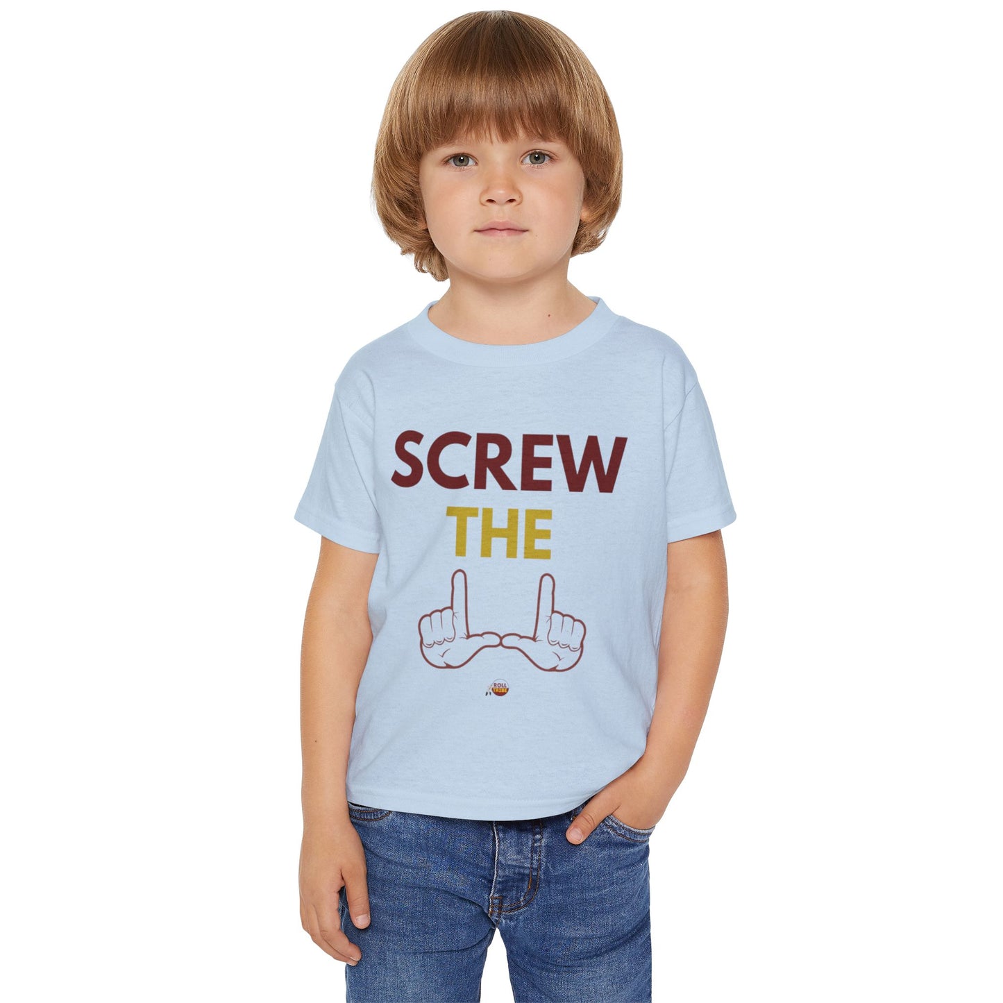 Funny Toddler T-Shirt - "Screw The" Graphic Tee for Kids