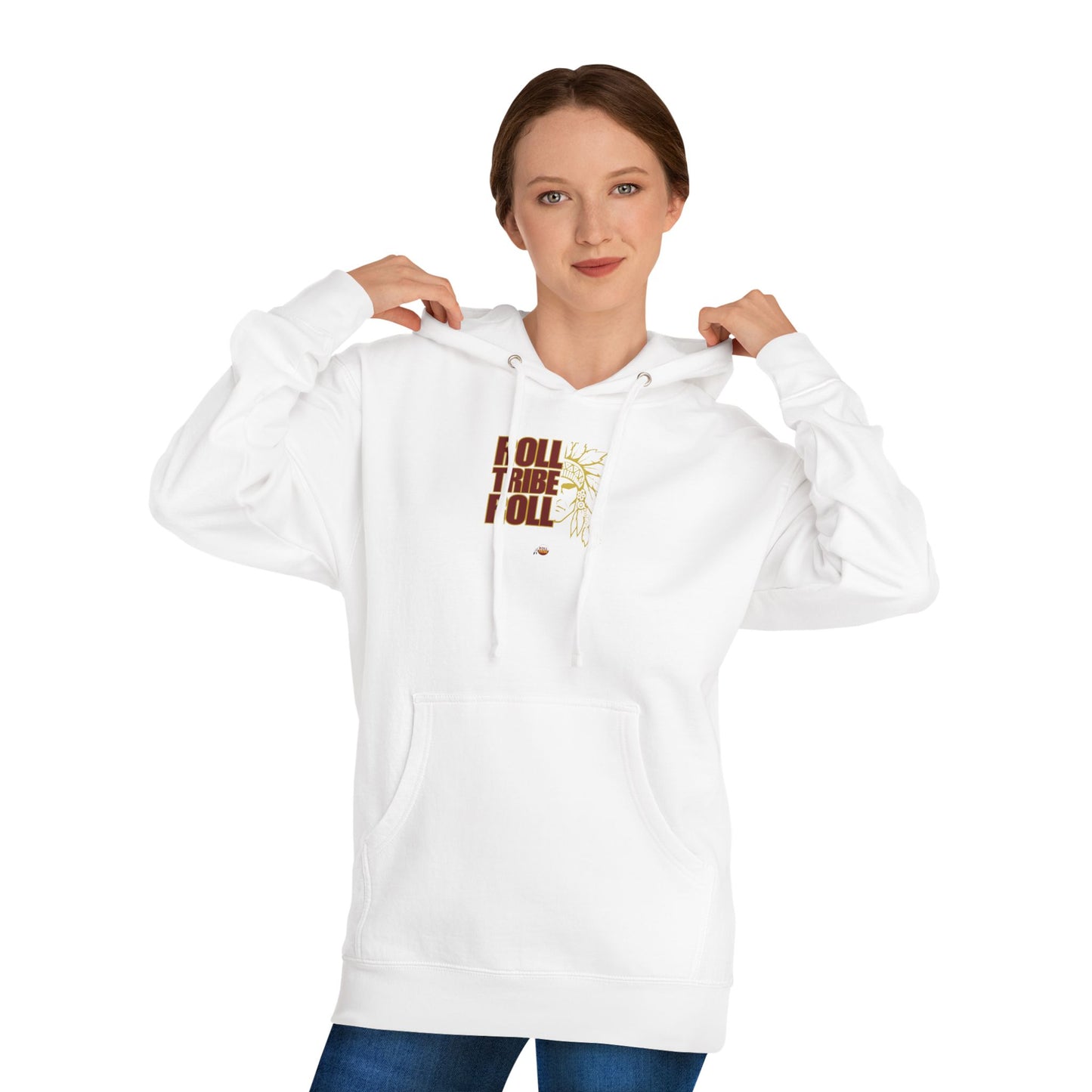 Unisex Hooded Sweatshirt - 'Roll Tribe Roll' Inspirational Design