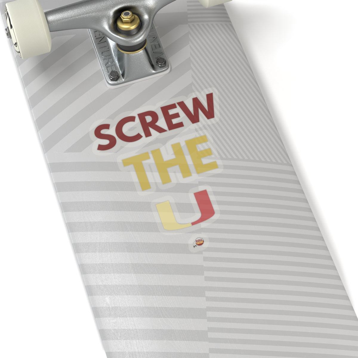 Funny Kiss-Cut Stickers - 'Screw The U' for Students and Graduates