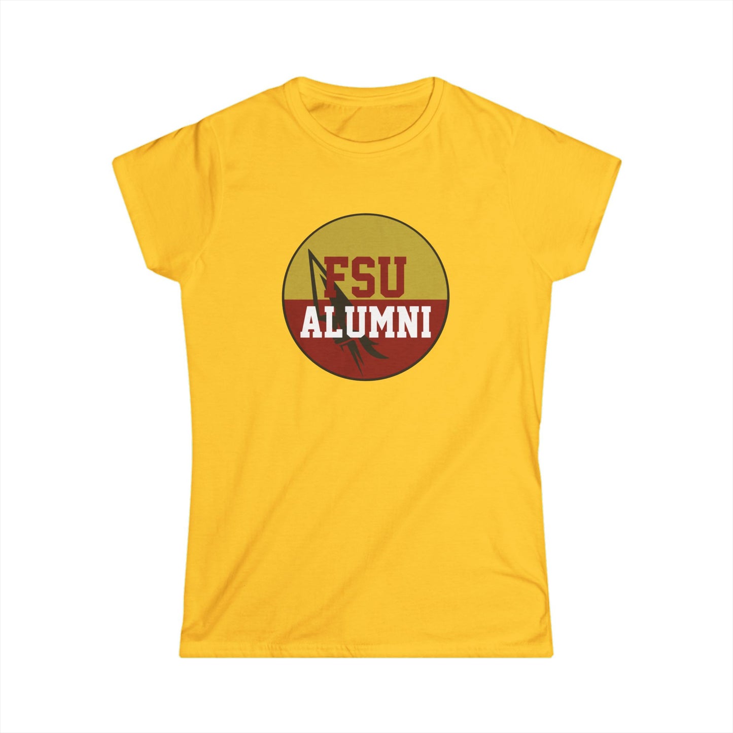 Gameday - "FSU ALUMNI Button" Women's Softstyle Tee