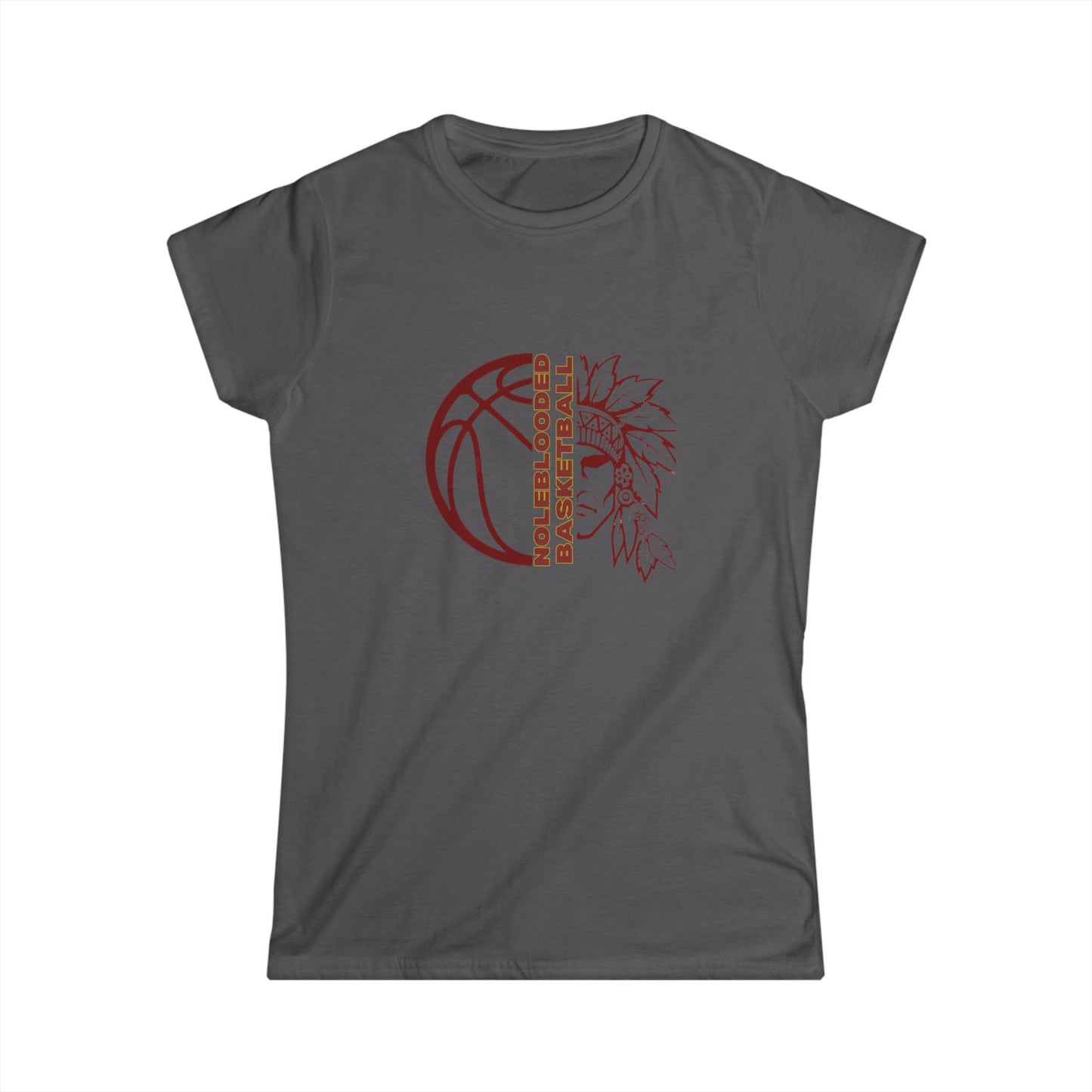 Noleblooded Athletics - Basketball Softstyle, Double-Sided, Tee