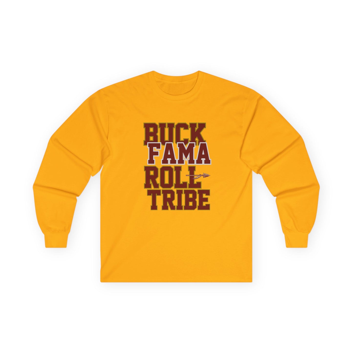 Roll Tribe 'Buck Fama Roll Tribe' Unisex Long Sleeve Tee -