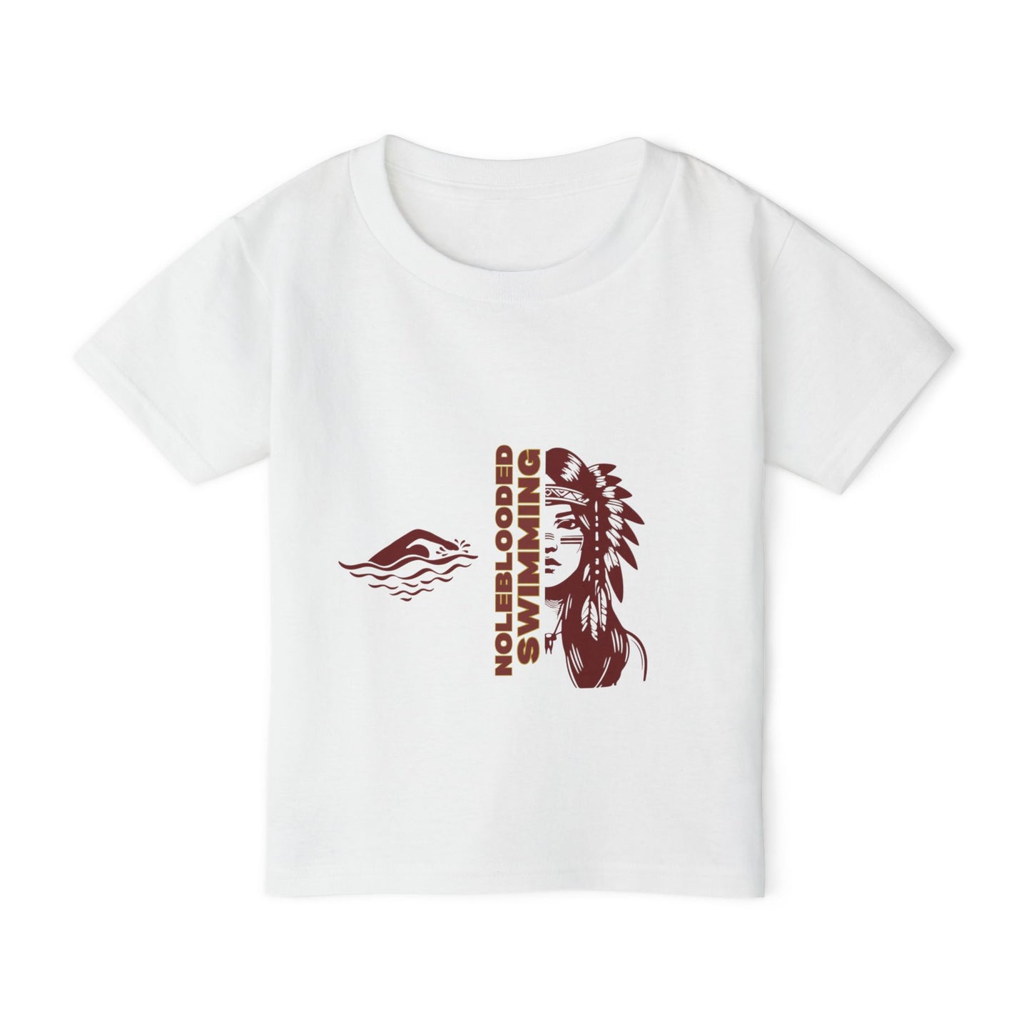 Noleblooded Athletics - Ladies Swimming Double-Sided, Toddler T-Shirt