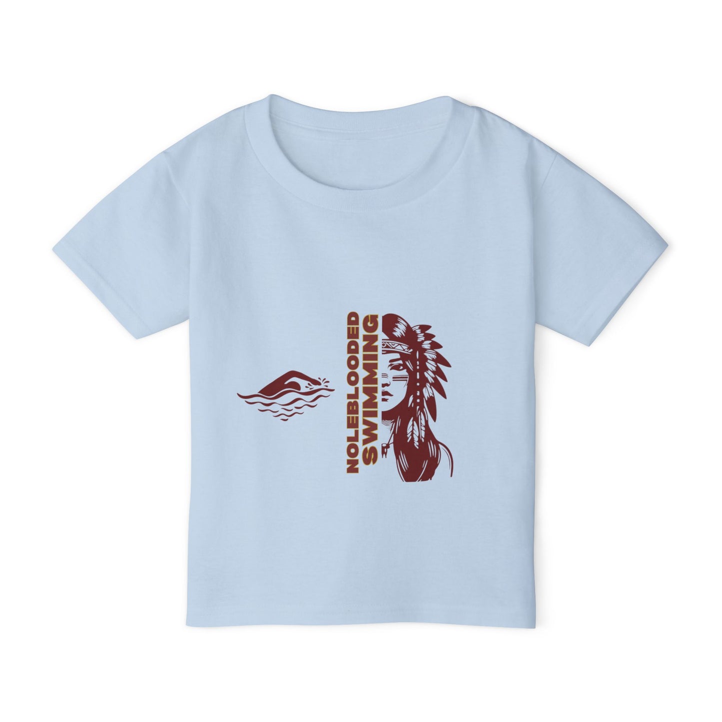 Noleblooded Athletics - Ladies Swimming Double-Sided, Toddler T-Shirt