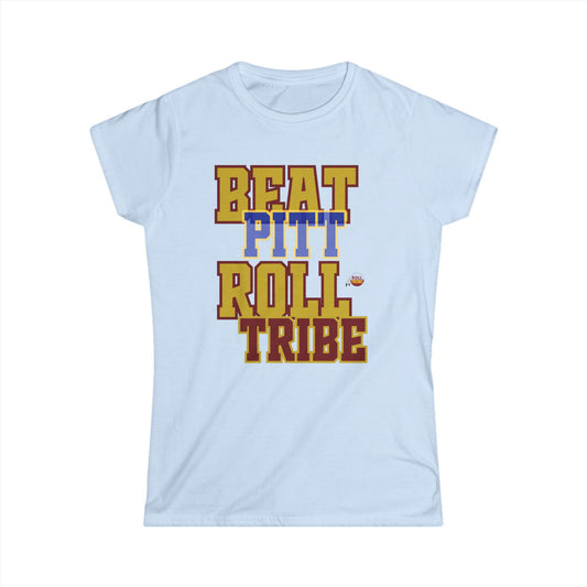 Roll Tribe - "Beat Pitt" Women's Softstyle Tee