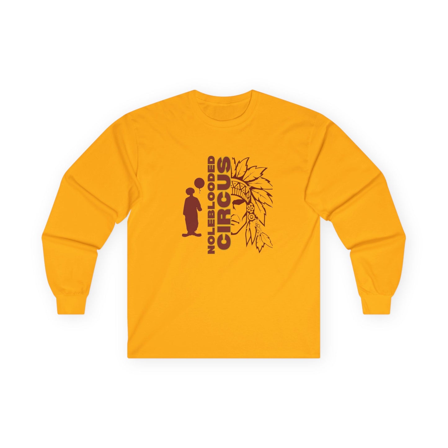 Noleblooded Athletics - Circus Unisex Double-Sided, Long Sleeve Tee