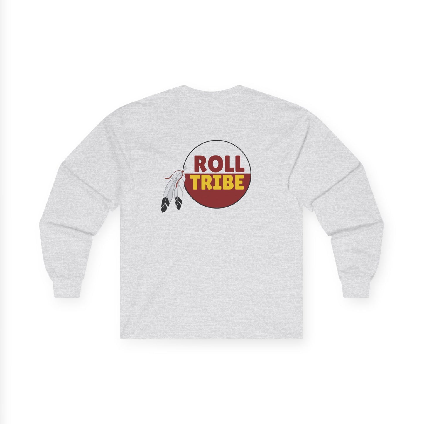 Roll Tribe Nation, Big Chief Long Sleeve Tee | Unisex Cotton Shirt