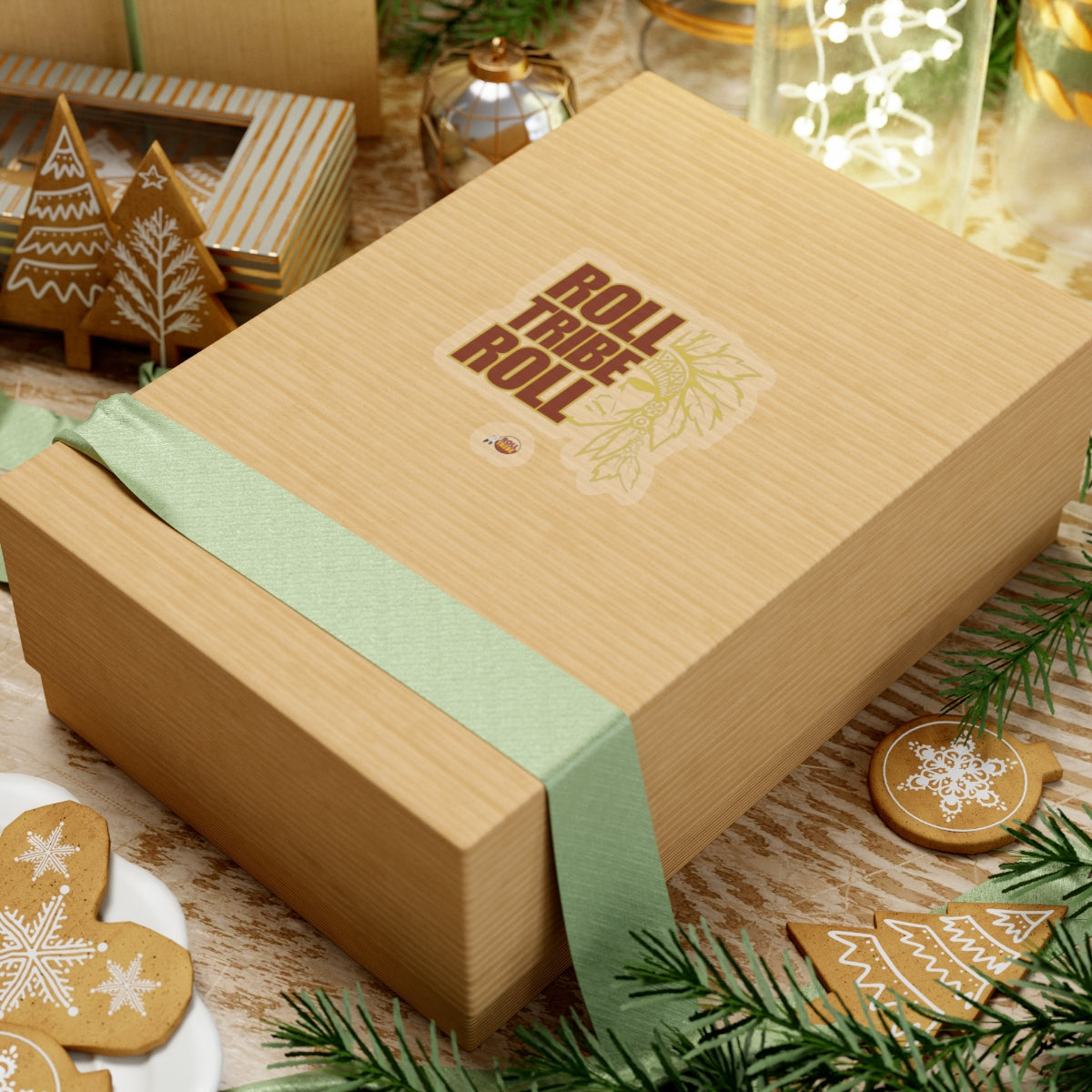 Tribal Inspired Kiss-Cut Stickers - 'Roll Tribe Roll' Design