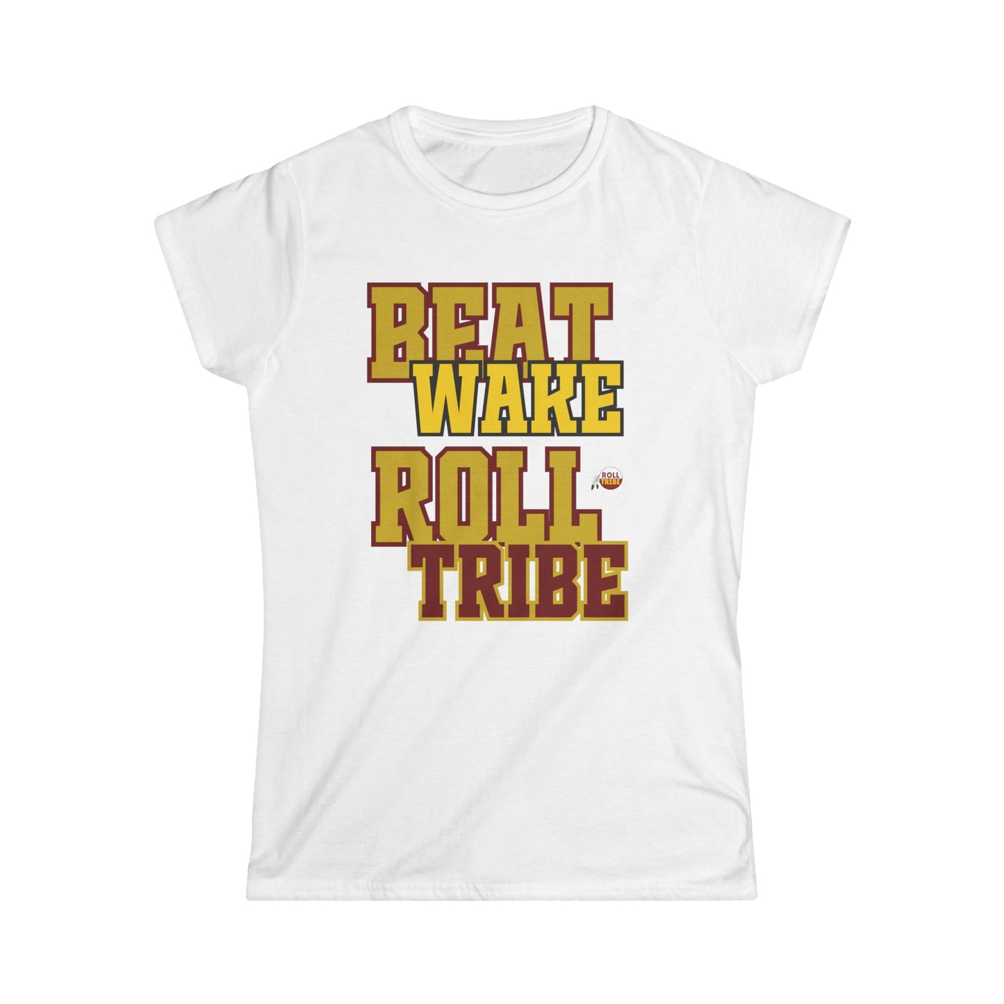 Roll Tribe "Beat Wake" Women’s Softstyle Tee Shirt