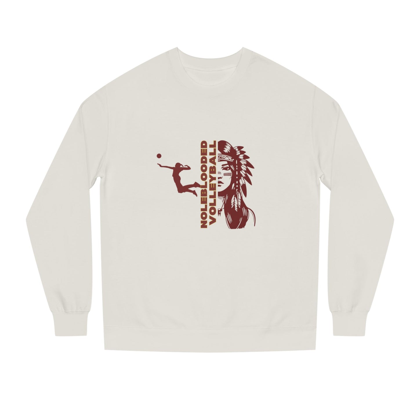 Noleblooded Athletics - Volleyball Unisex Crew Neck Sweatshirt