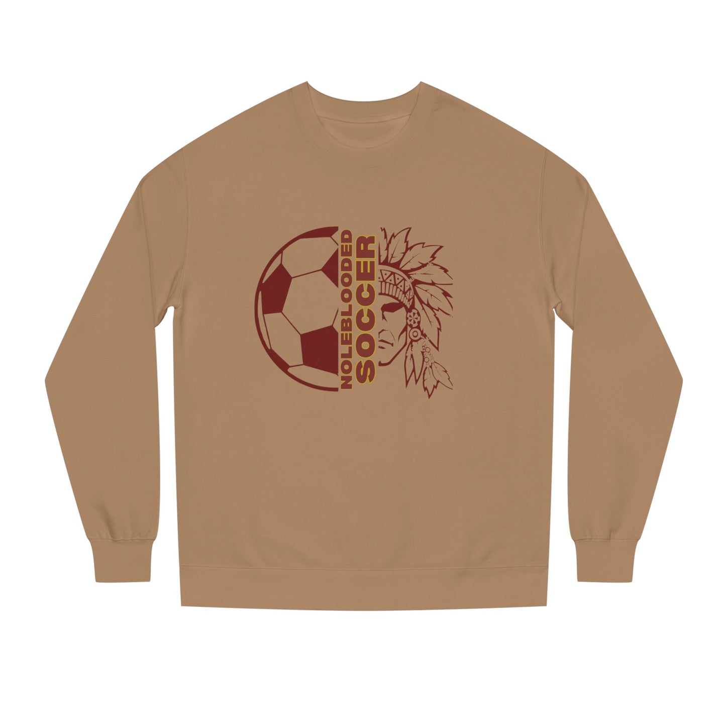Noleblooded Athletics - Soccer Unisex Crew Double-Sided, Neck Sweatshirt