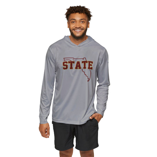 Roll Tribe - Grey "STATE X STATE"  Athletic Hoodie