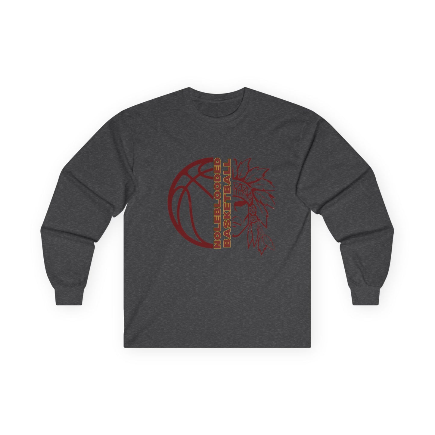 Noleblooded Athletics - Basketball Unisex Double-Sided, Long Sleeve Tee