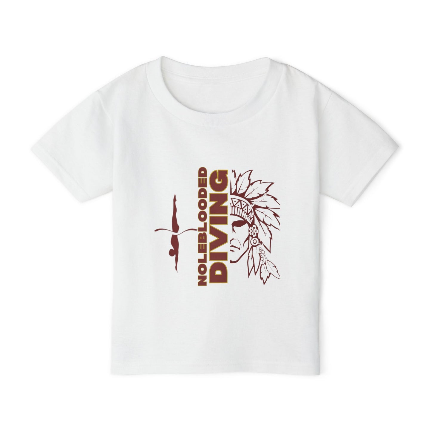 Noleblooded Athletics - Diving Toddler Double-Sided, Graphic T-Shirt