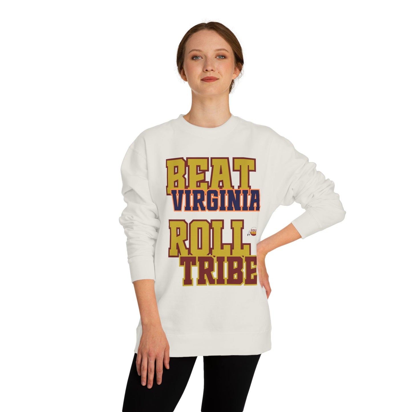 Roll Tribe "Beat Virginia" Unisex Crew Neck Sweatshirt