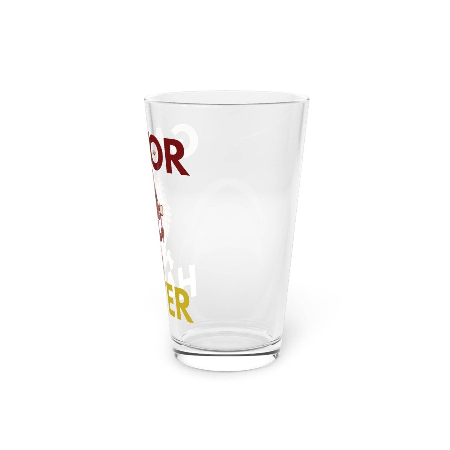 Gator Hater 16oz Pint Glass - Fun Drinkware for Game Day Celebrations
