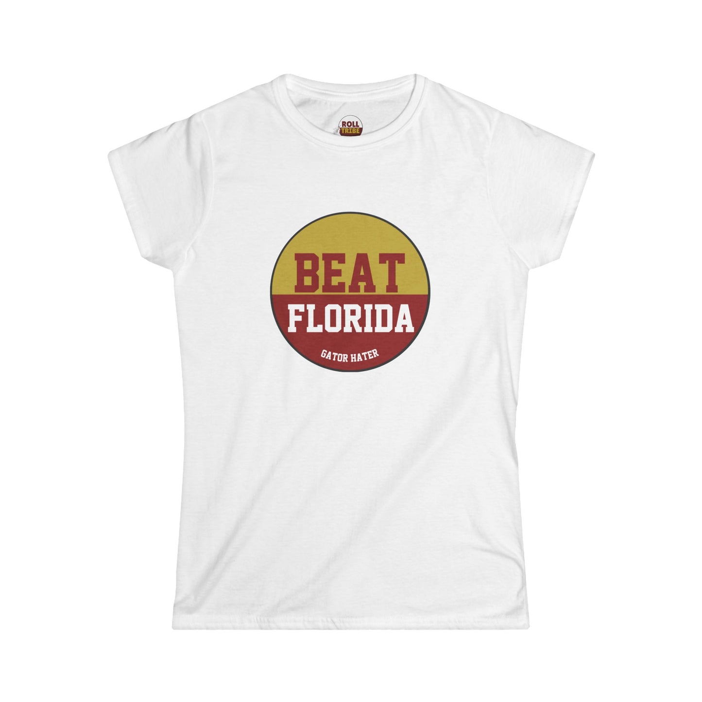 Gameday - "BEAT FLORIDA Gator Hater Button" Women's Softstyle Tee