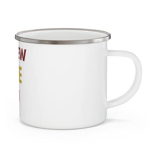 Screw The U Enamel Camping Mug - Perfect for Outdoor Enthusiasts and Travel Lovers